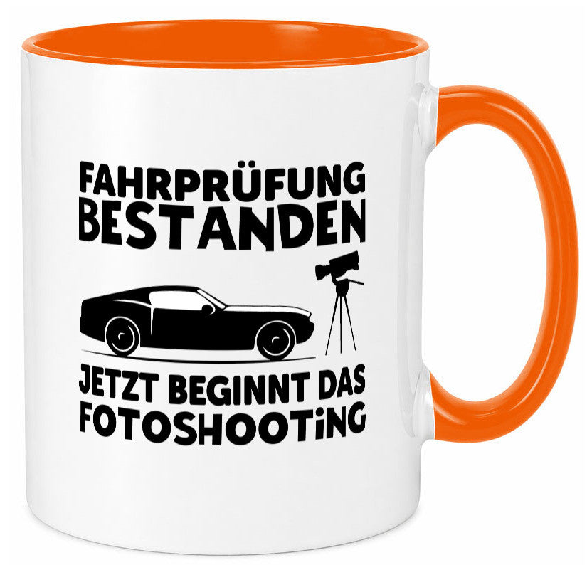 Fahrprüfung bestanden | Autofahren Führerschein Geschenk Humor Geschenkidee Tasse