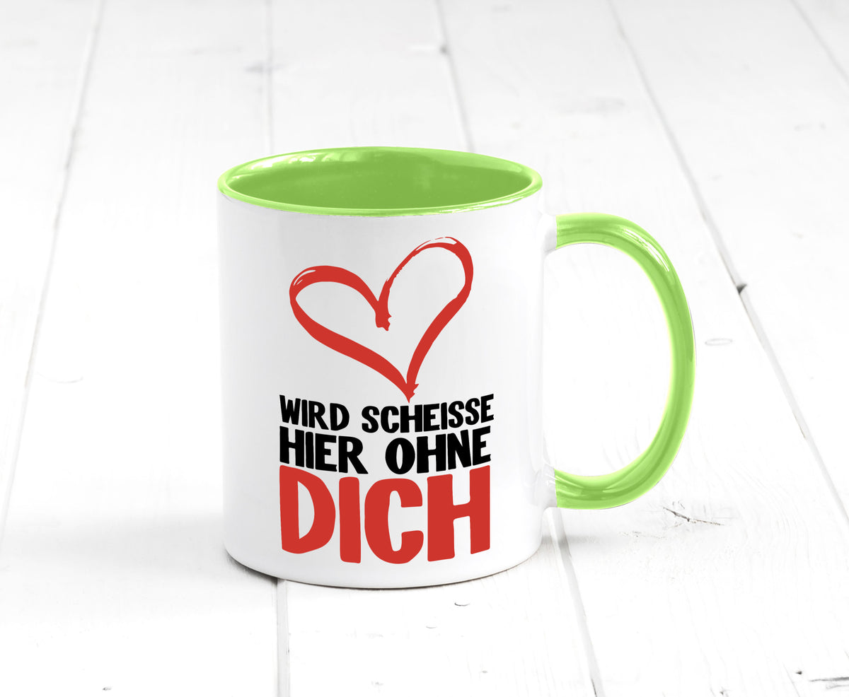 Wird Scheisse Geschenk Humor Geschenkidee lustiger Spruch Tasse