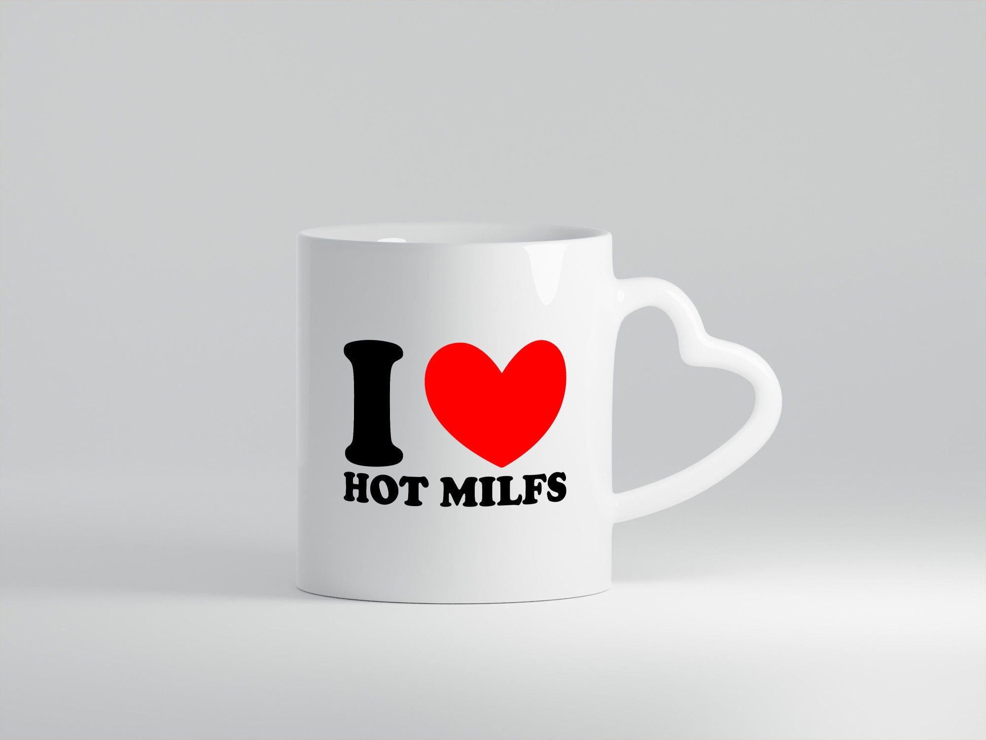 I love hot Milfs | Alte Damen Geschenk Humor Geschenkidee lustiger Spruch Tasse