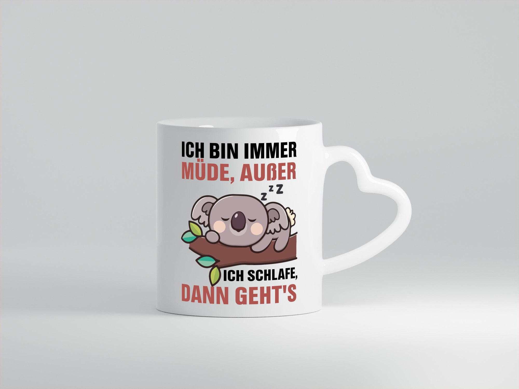 Ich bin immer müde | Schlafmütze Koala Comic Schlafen v2 Geschenk Humor