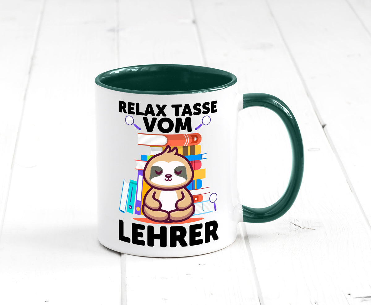 Relax Tasse: Lehrer | Schule Beruf Schüler lustiger Spruch Geschenk Arbeit