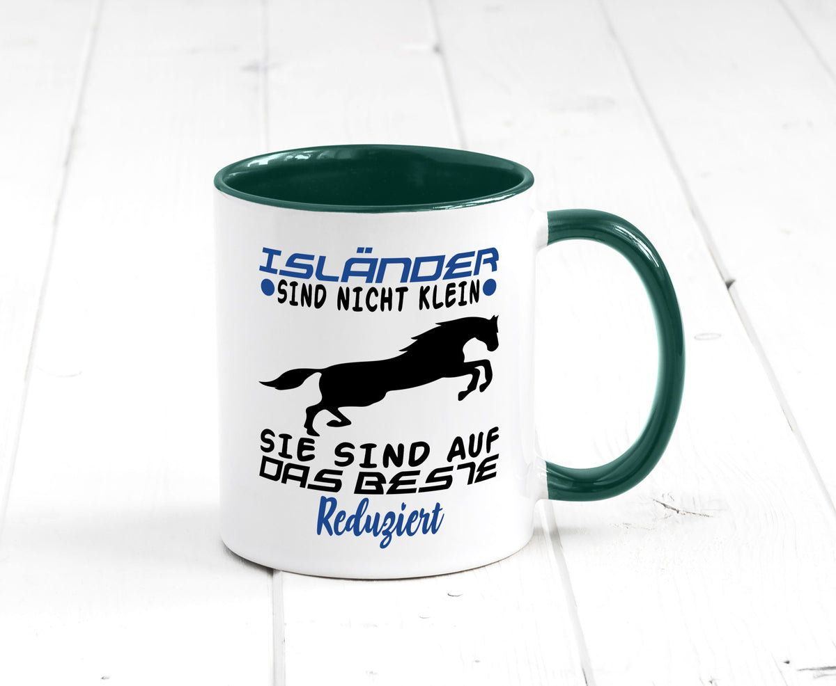 Isländer sind nicht klein | Auf das beste reduziert Geschenk Humor Geschenkidee Tasse