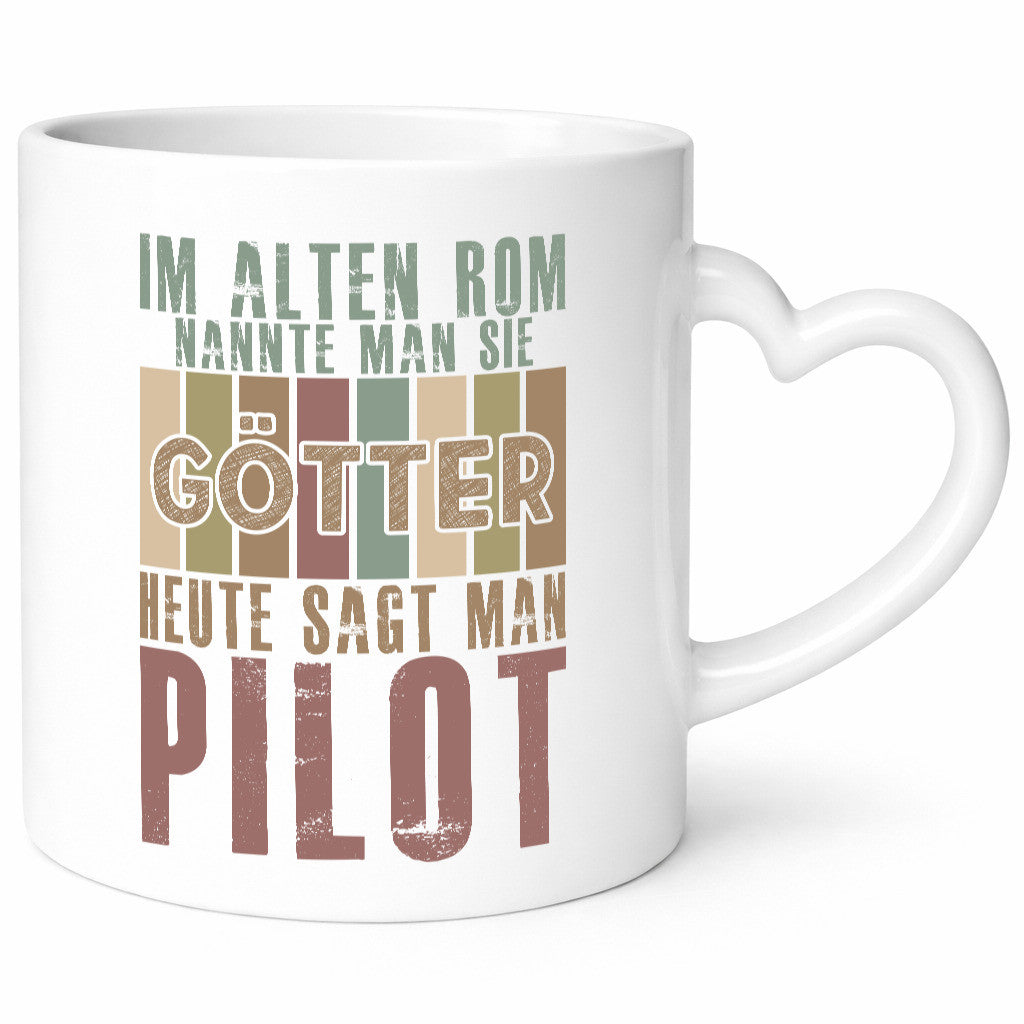 Heute sagt man: Pilot | Flugzeug Piloten lustig Humor Geschenkidee Geschenk