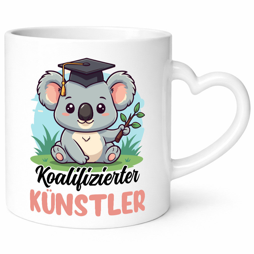 Koalifizierter Künstler | Kunst Humor Geschenkidee Tasse