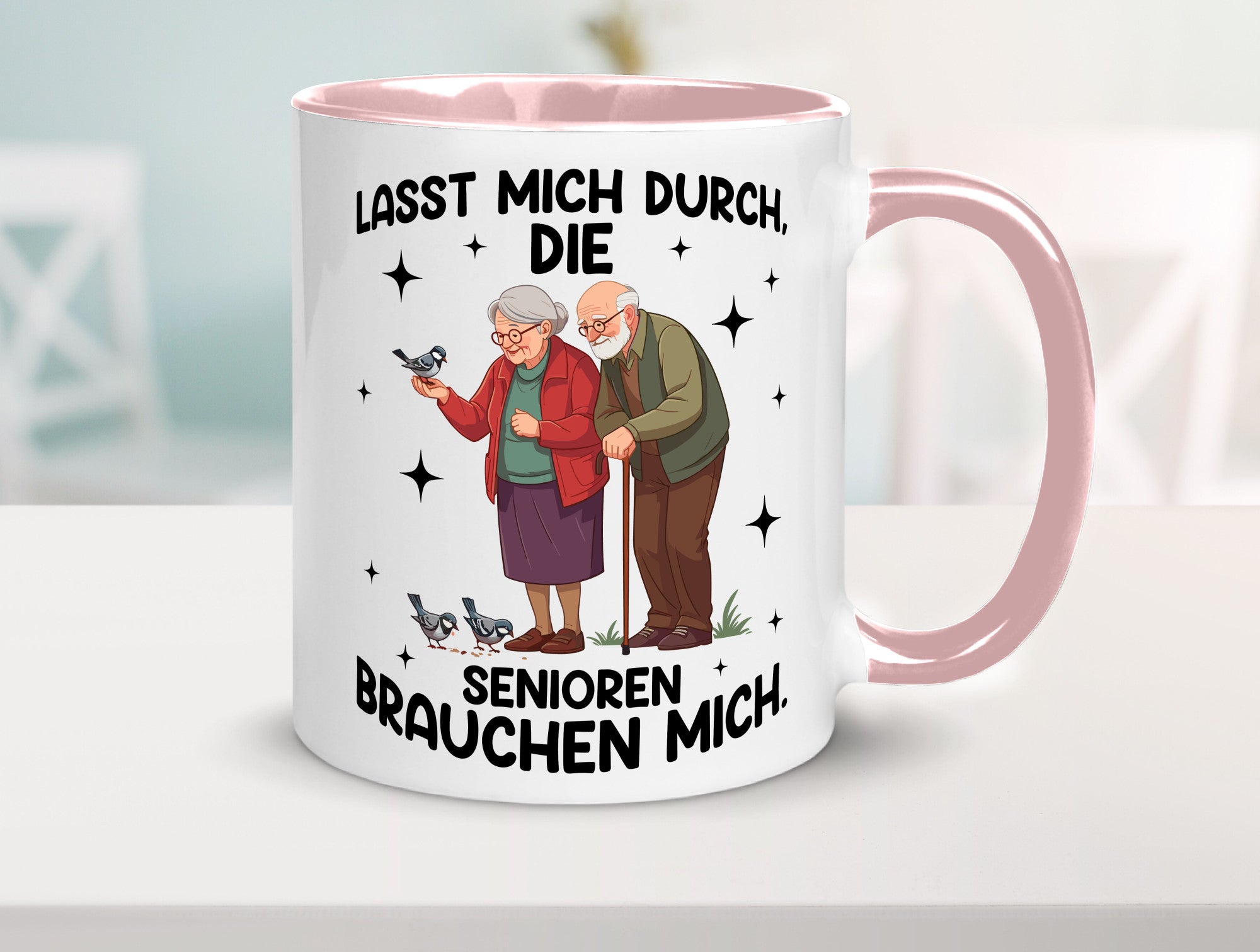 Senioren brauchen mich | Altenpflege Pflegekraft lustiger Spruch Geschenk Humor