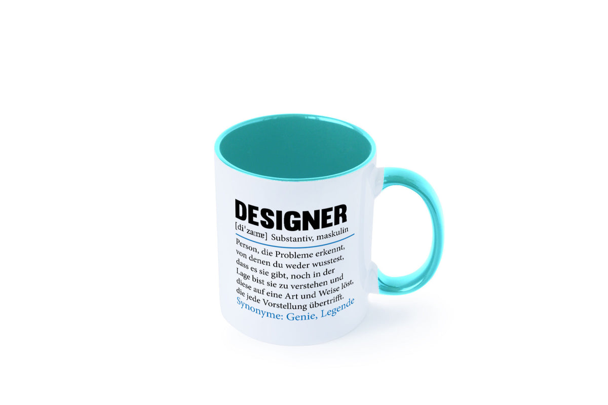 Designer Beruf | Gestalter Medien Schmuck Mode Geschenk Arbeit Kollegen Büro Tasse