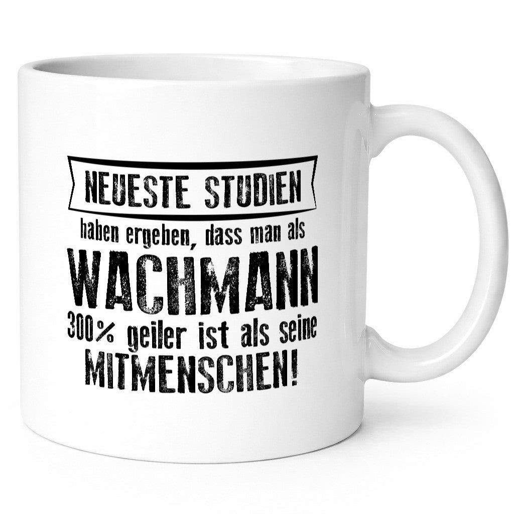 Neuste Studien: Wachmann | Wachpersonal Nachtwächter Humor Geschenkidee Tasse