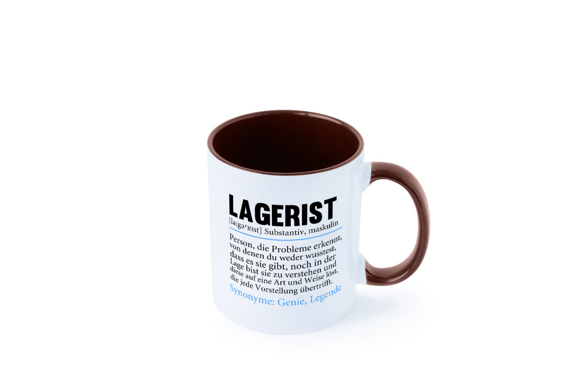 Lagerist | Spruch Beruf Lageristen Lager Arbeiter lustiger Geschenk Arbeit Tasse