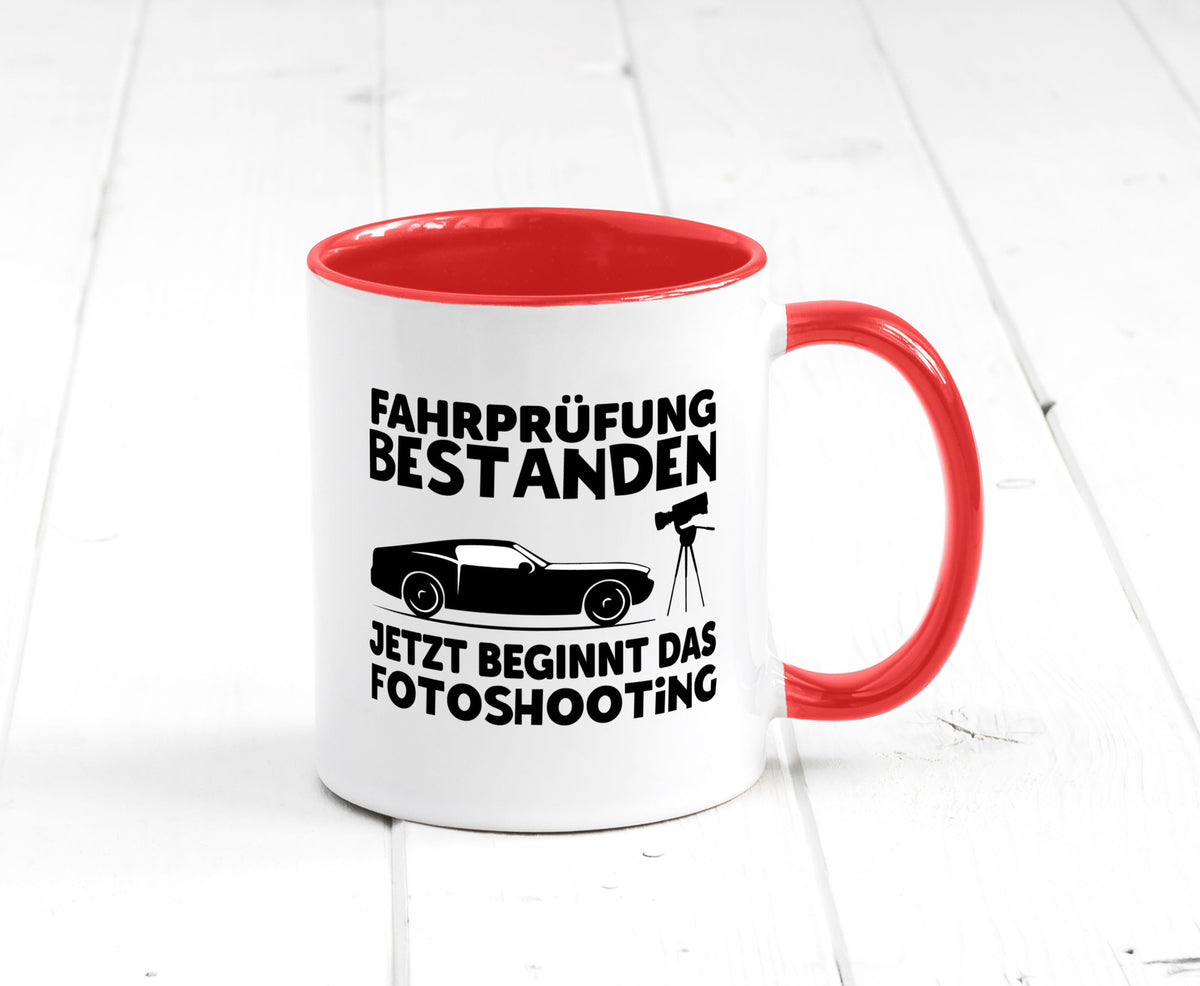 Fahrprüfung bestanden | Autofahren Führerschein Geschenk Humor Geschenkidee Tasse