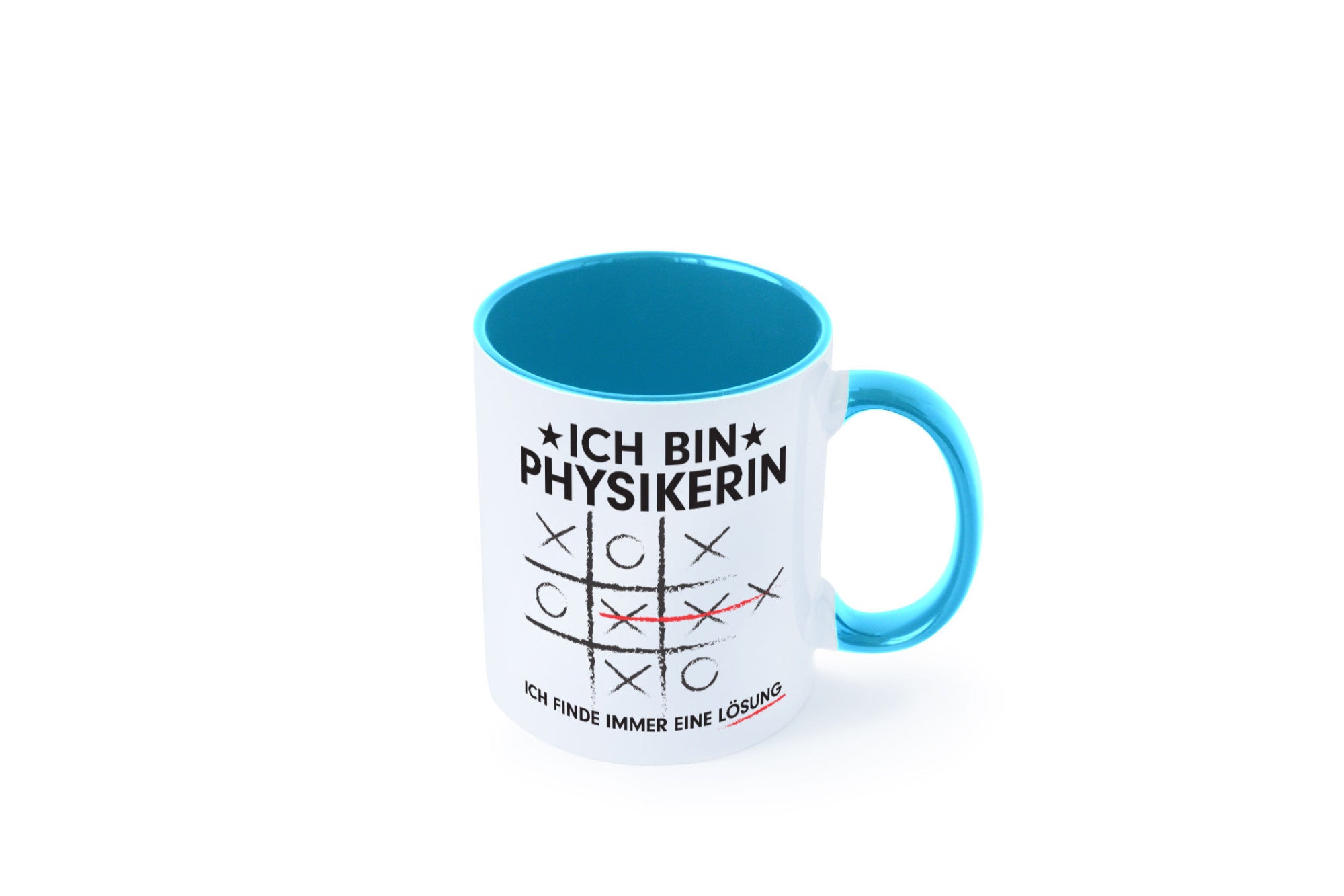 Löse Probleme: Physikerin | Physik Humor Geschenkidee Tasse