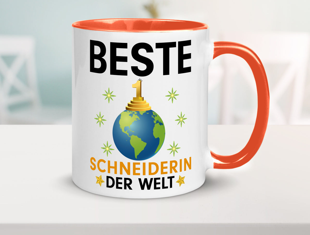 Welt Beste Schneiderin | Beruf Schneiderei lustiger Spruch Geschenk Arbeit Tasse