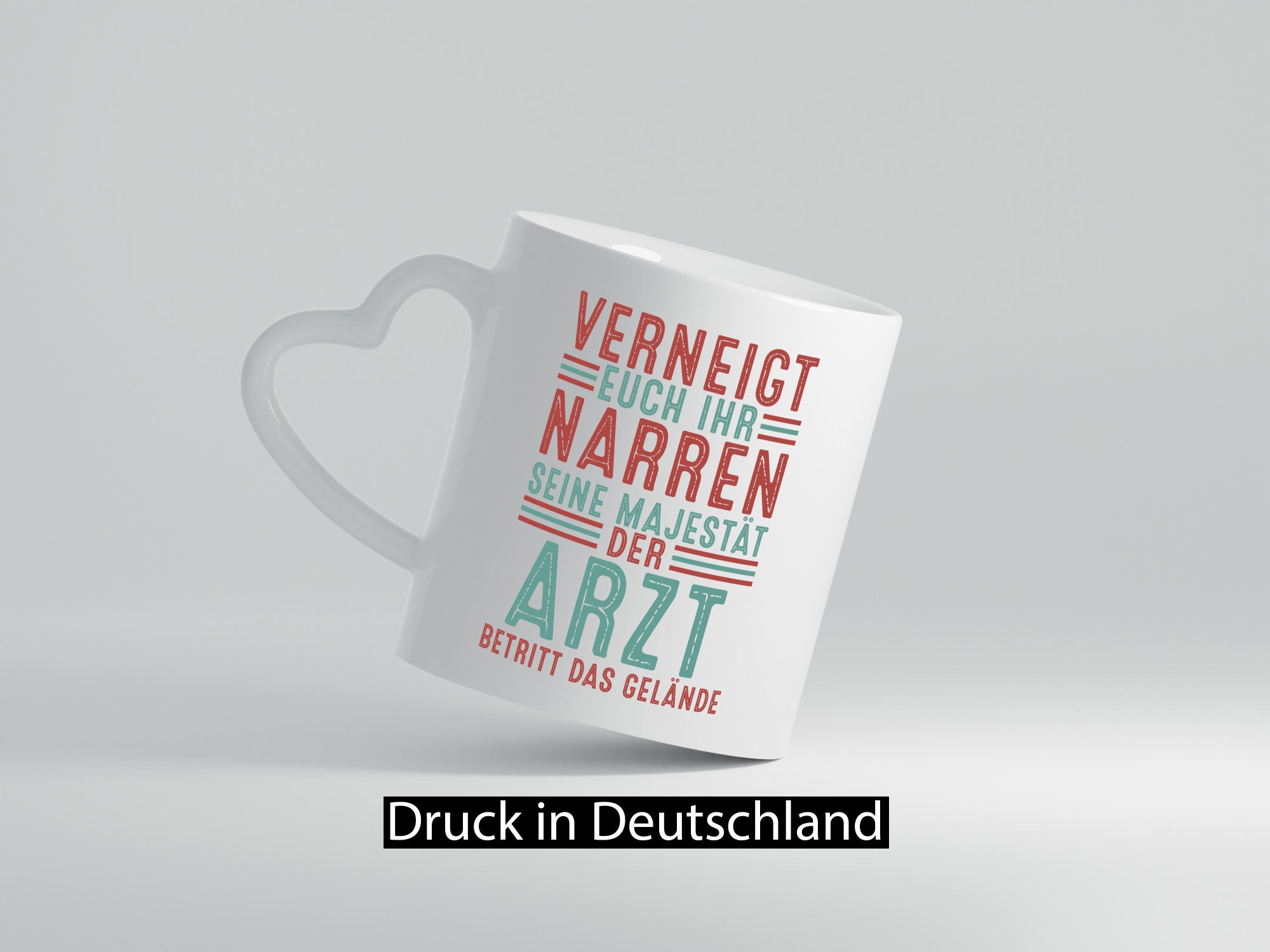 Verneigt euch: Arzt | Medizin Doktor Facharzt v2 Geschenkidee Humor Tasse