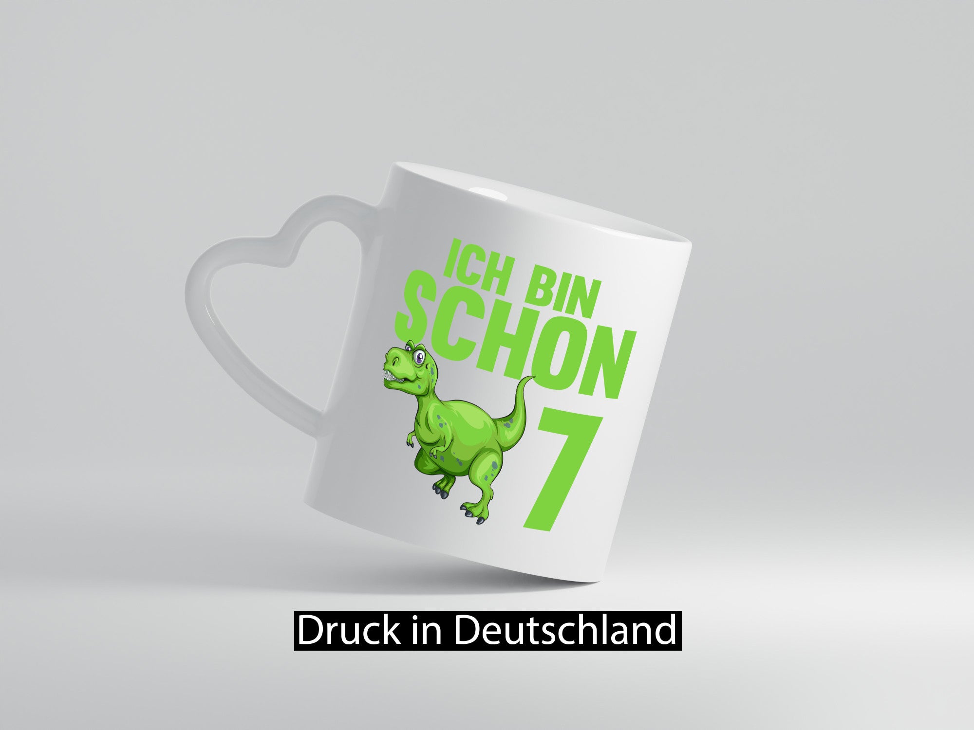 7. Geburtstag | 7 Jahre Dino Dinosaurier Humor Geschenkidee Tasse
