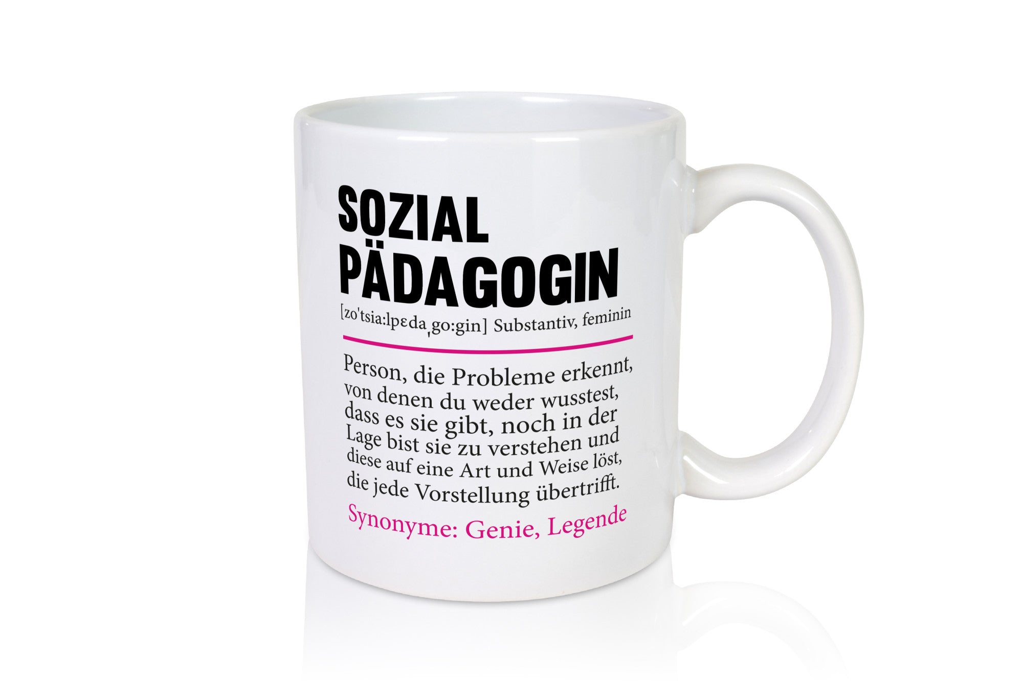 Sozialpädagogin | Spruch lustig Humor Pädagogin v2 Geschenkidee Geschenk Tasse