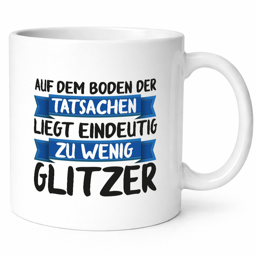 Auf den boden der Tatsachen | Glitzer komm mal runter lustiger Spruch Geschenk