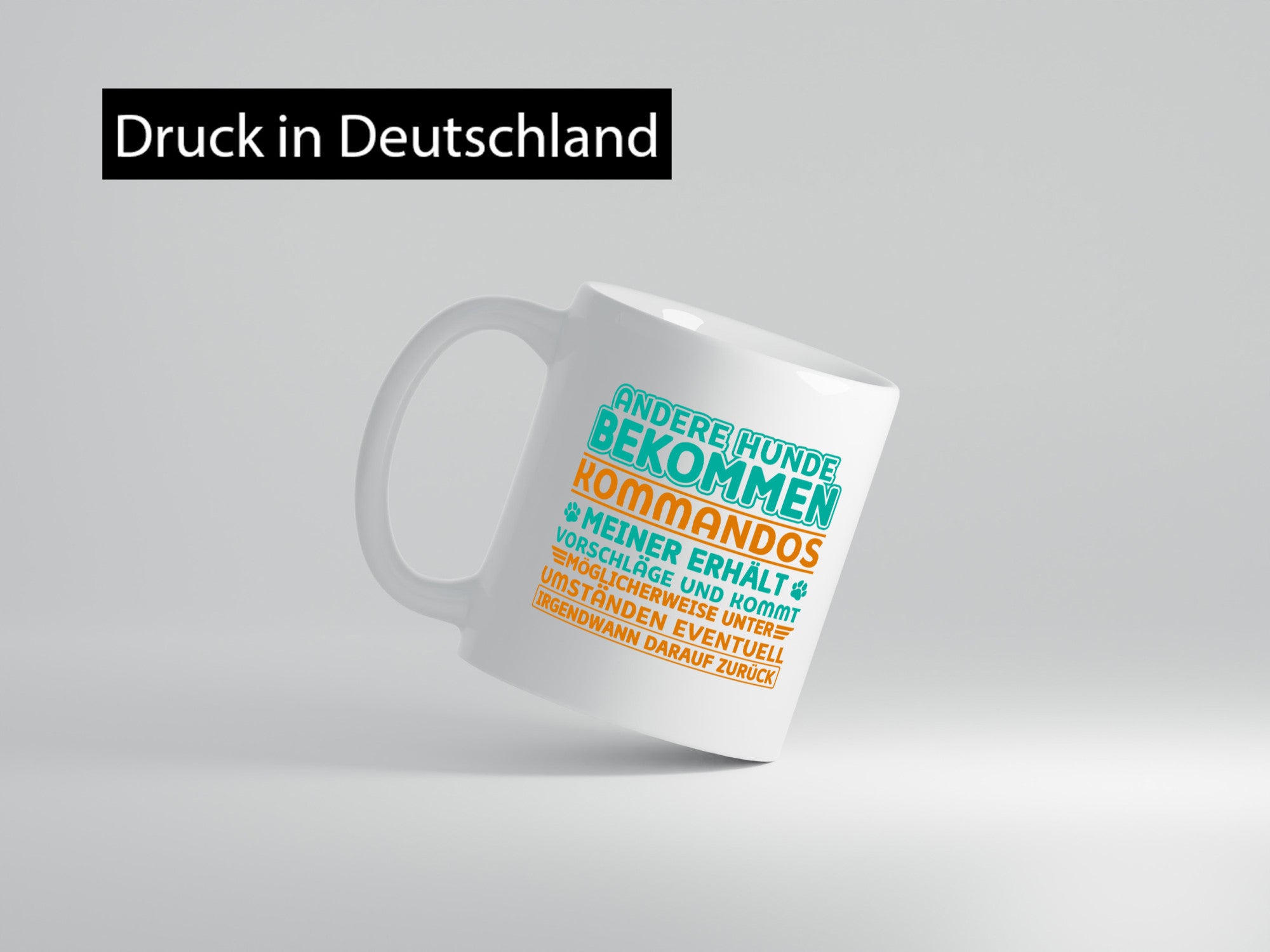 Hunde Training | Hundebesitzer Tasse Hundekommando vl10 Geschenk Tierliebhaber
