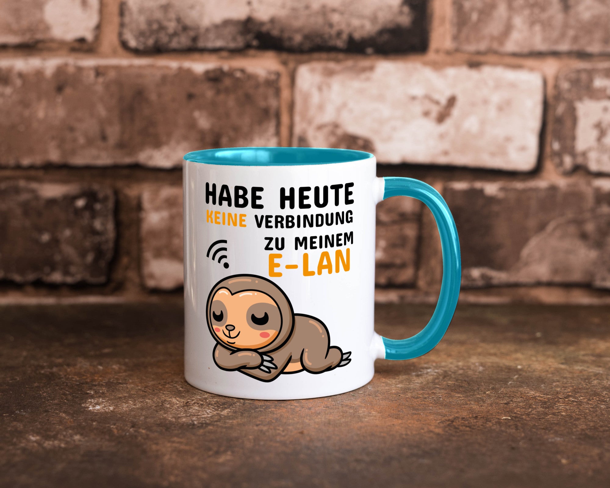Keine Verbindung lustig Humor Geschenkidee Geschenk Tasse