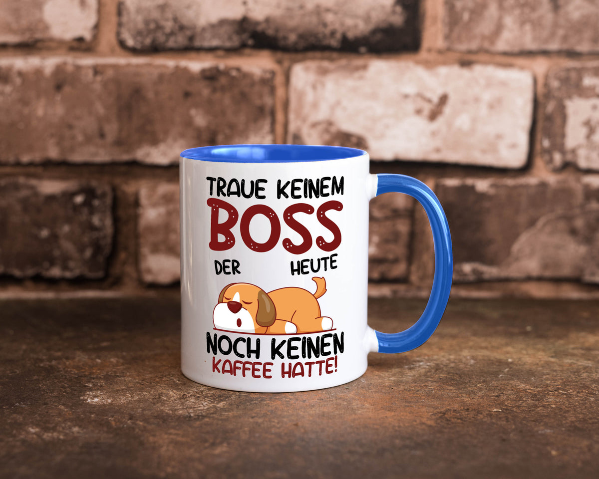 Traue keinem Boss | Führungskraft Vorgesetzter Geschenkidee Humor Tasse