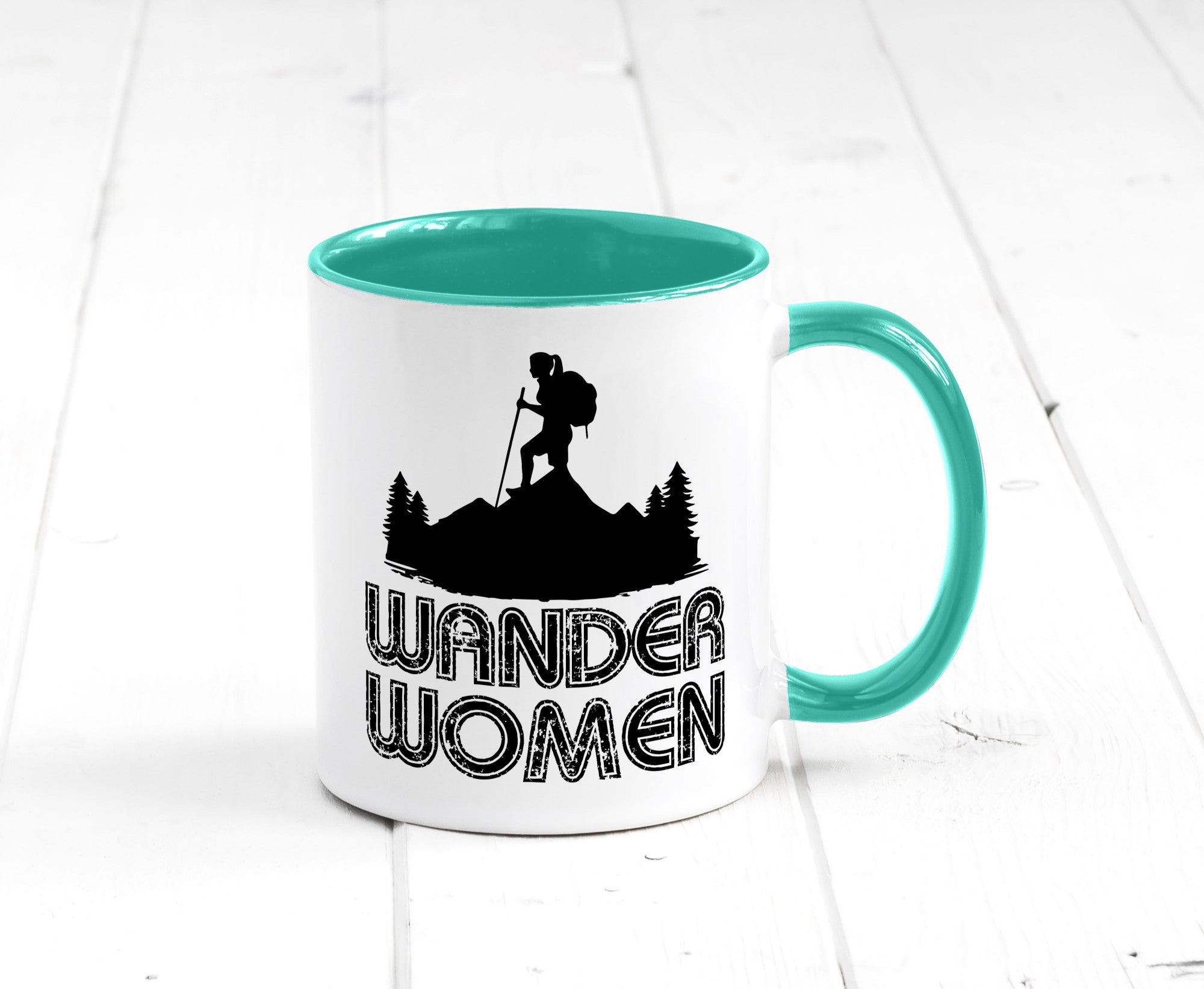 Wander Woman | Wandern Berge Geschenk Familie Geschenkidee lustiger Spruch Tasse