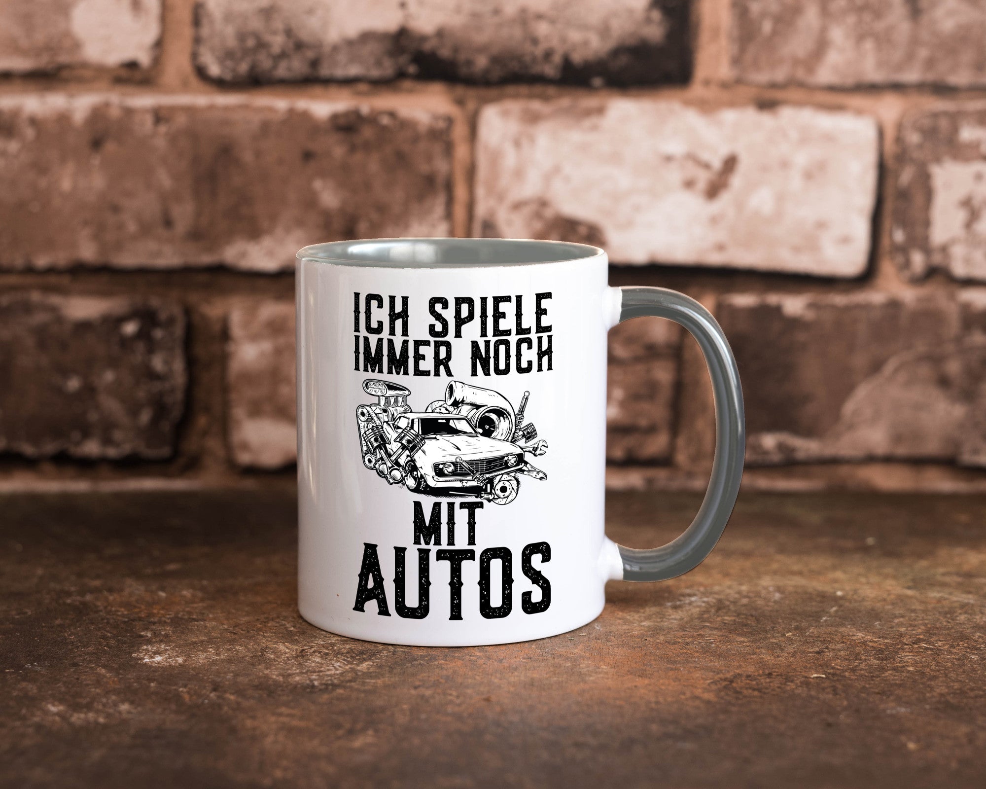 Spiele noch mit Autos | Werkstatt Werkzeug Mechaniker lustiger Spruch Geschenk