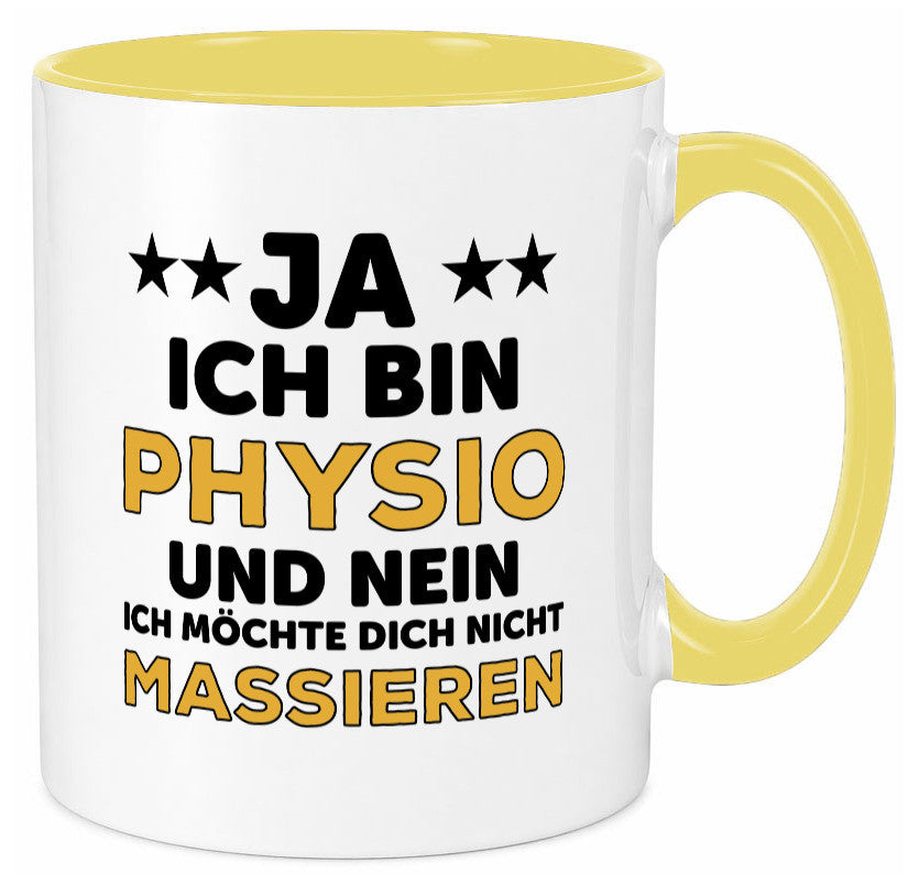 Ich bin Physio | lustige Spruch Tasse Physiotherapeut Geschenkidee Humor