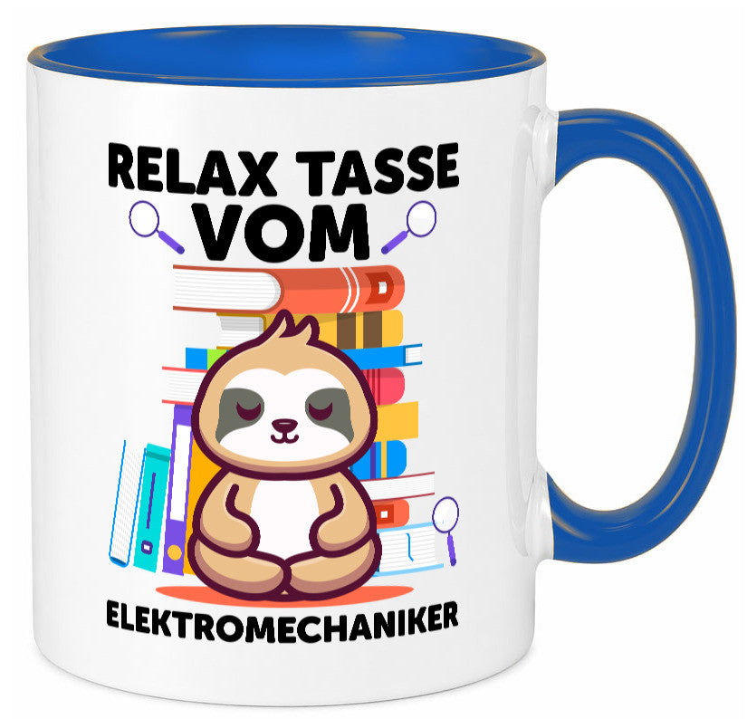 Relax Tasse: Elektromechaniker | Mechaniker Geschenk Humor Geschenkidee