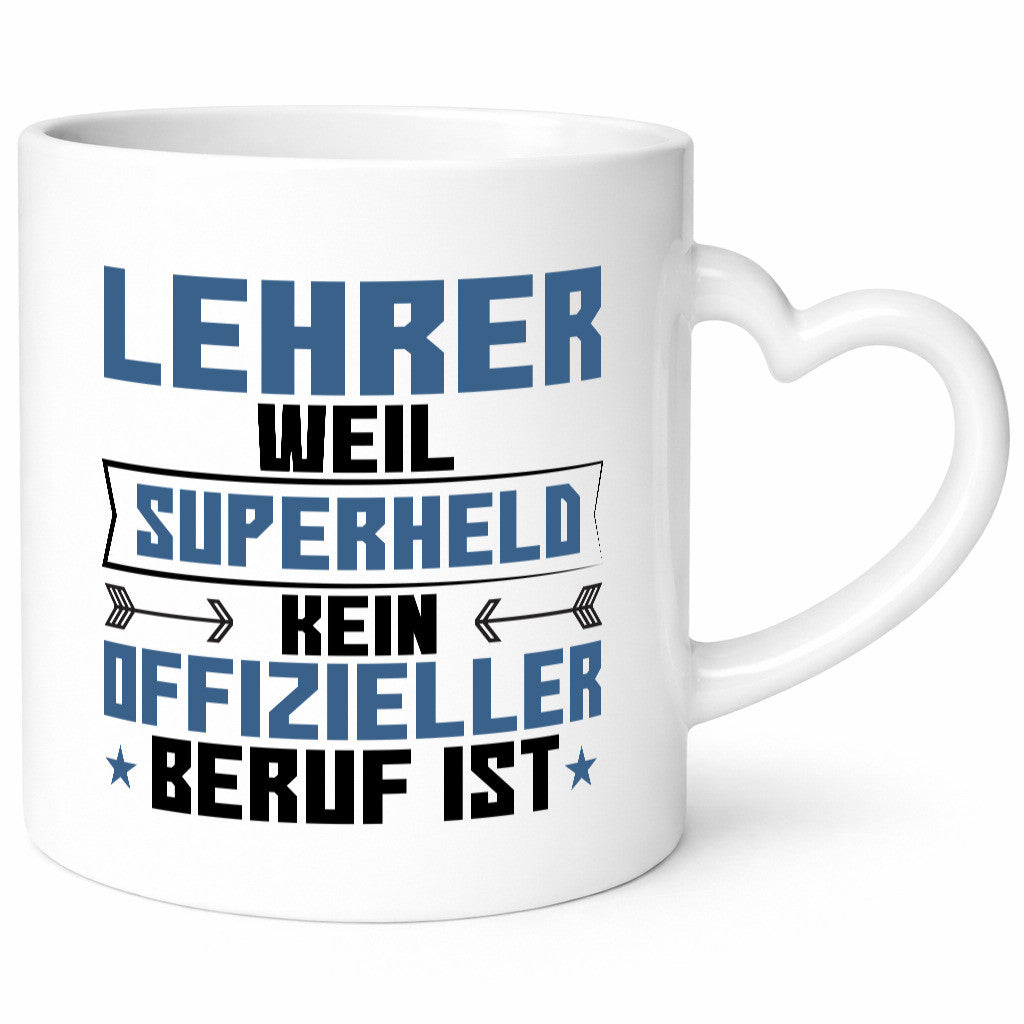 Superheld Lehrer | Schule Beruf Schüler lustig Arbeit Kollegen Büro Geschenk