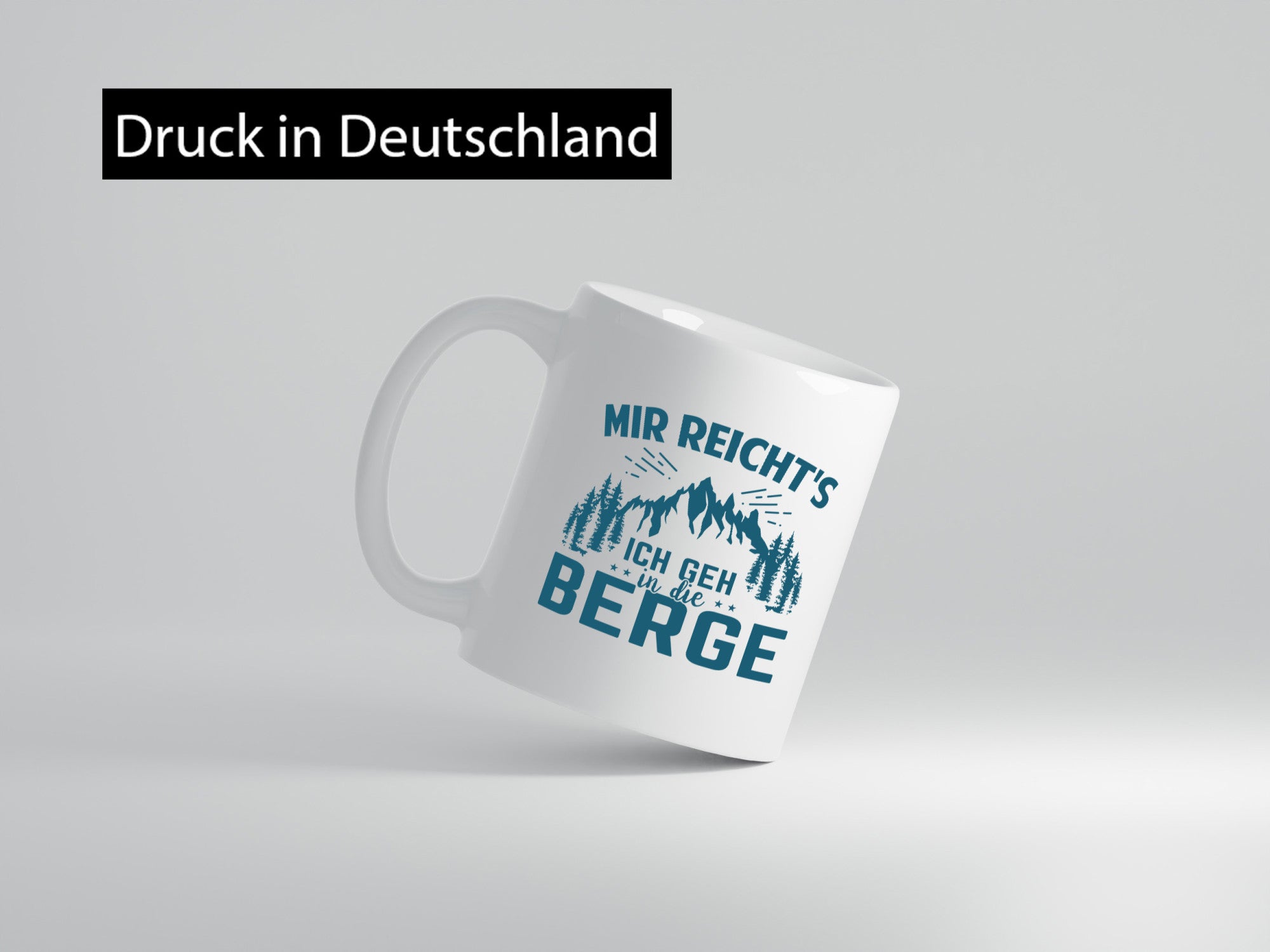 Ich geh in die Berge | Bäume lustig Humor Geschenkidee Geschenk Tasse