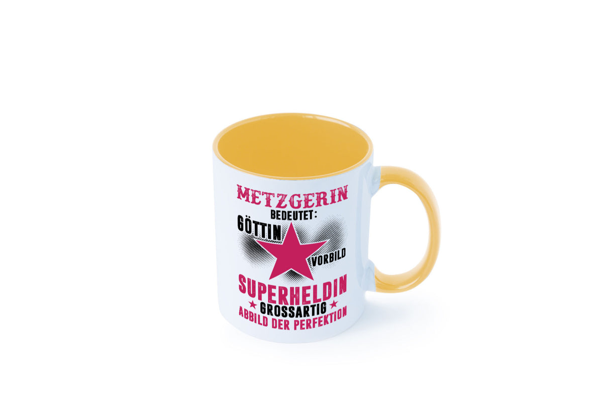 Bedeutung von Metzgerin | Fleischerin Geschenk Humor Geschenkidee lustiger Tasse