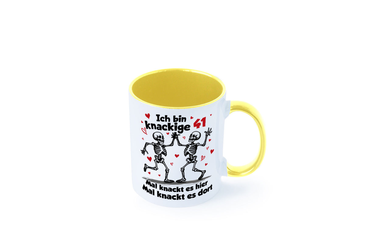 41. Geburtstag | Knackige 41 Ich bin alt v2 Humor Geschenkidee Tasse
