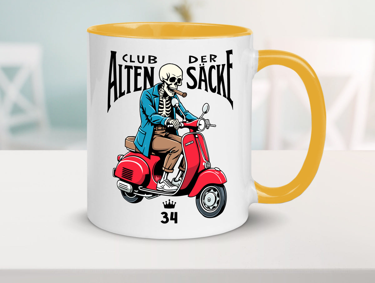 34. Geburtstag | 34 Jahre Club der alten Säcke lustiger Spruch Geschenk Tasse