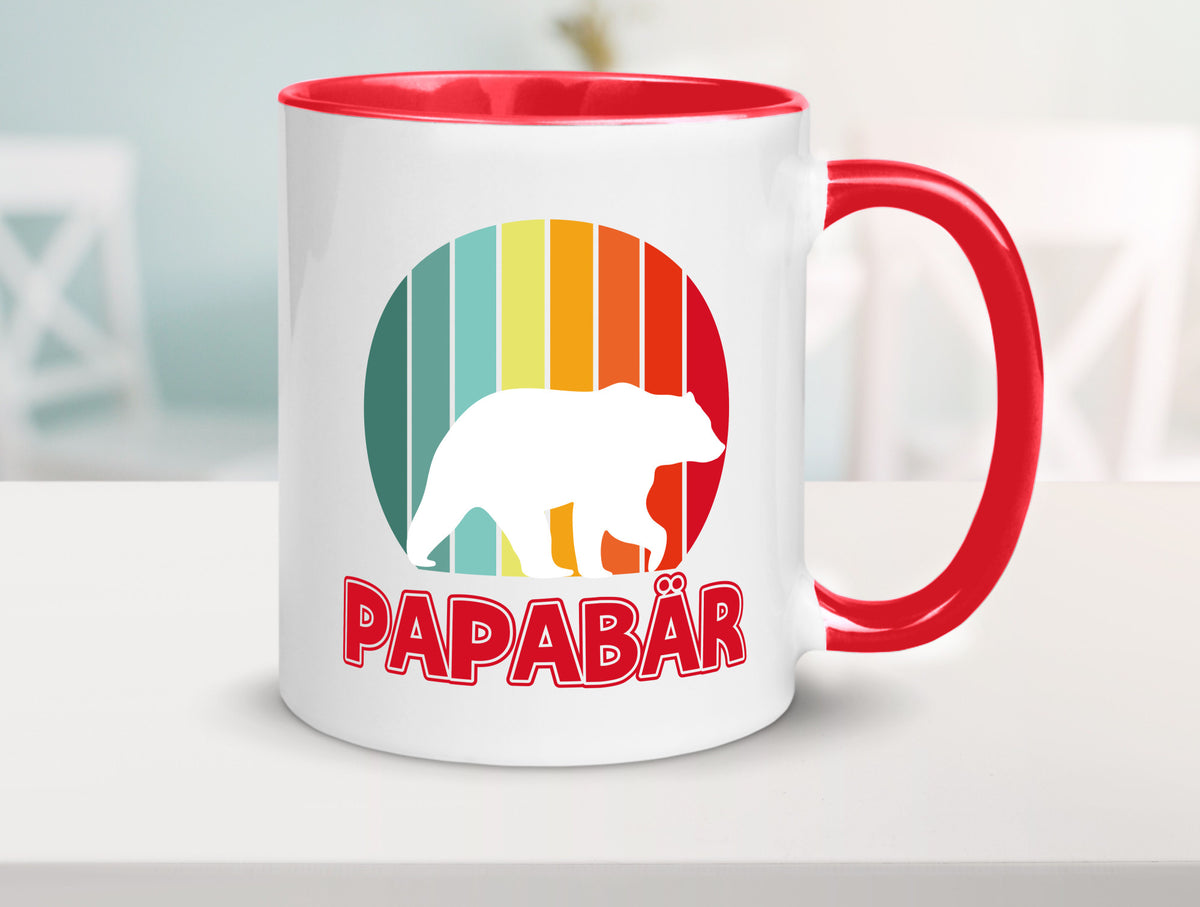 Papabär | Papa Tasse Vater Vatertag Bär lustiger Spruch Geschenk Familie