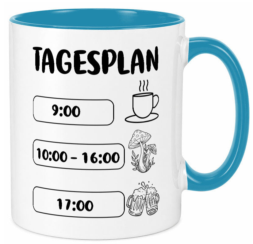 Tagesplan Pilzsammler | Pilze Wald v2 Geschenk Humor Geschenkidee lustiger