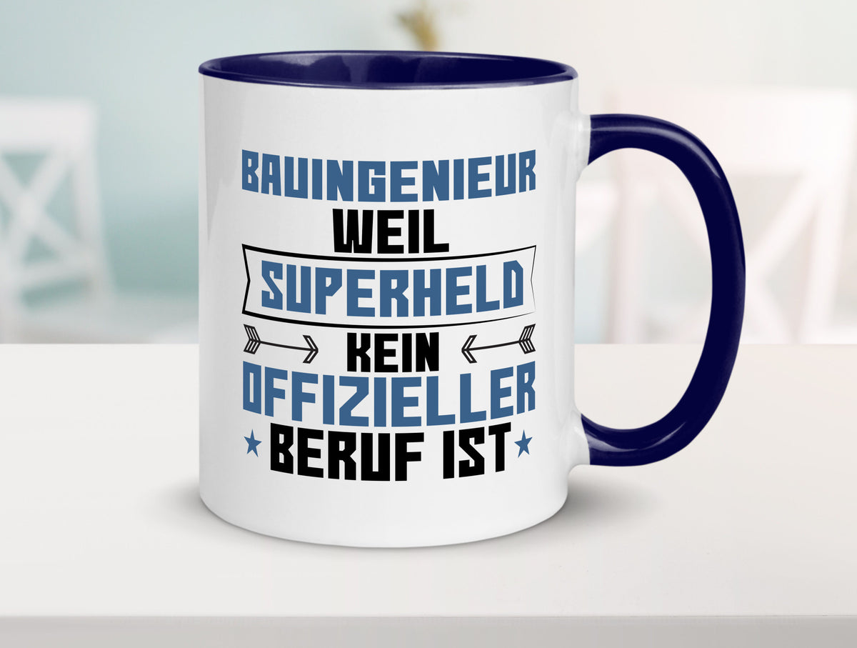 Superheld Bauingenieur | Ingenieur Humor Geschenkidee Tasse
