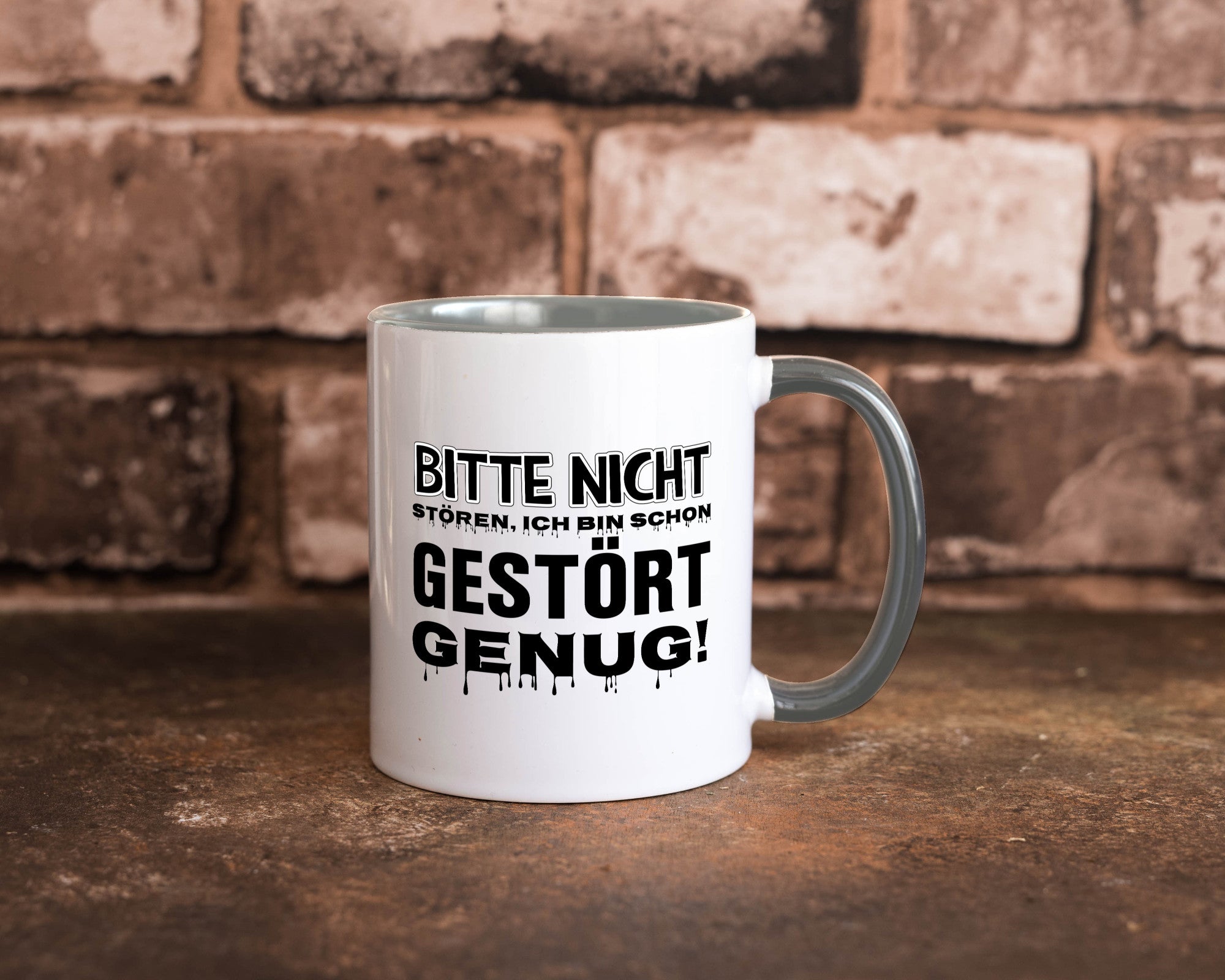 Ich bin schon gestört lustiger Spruch Geschenk Humor Geschenkidee Tasse
