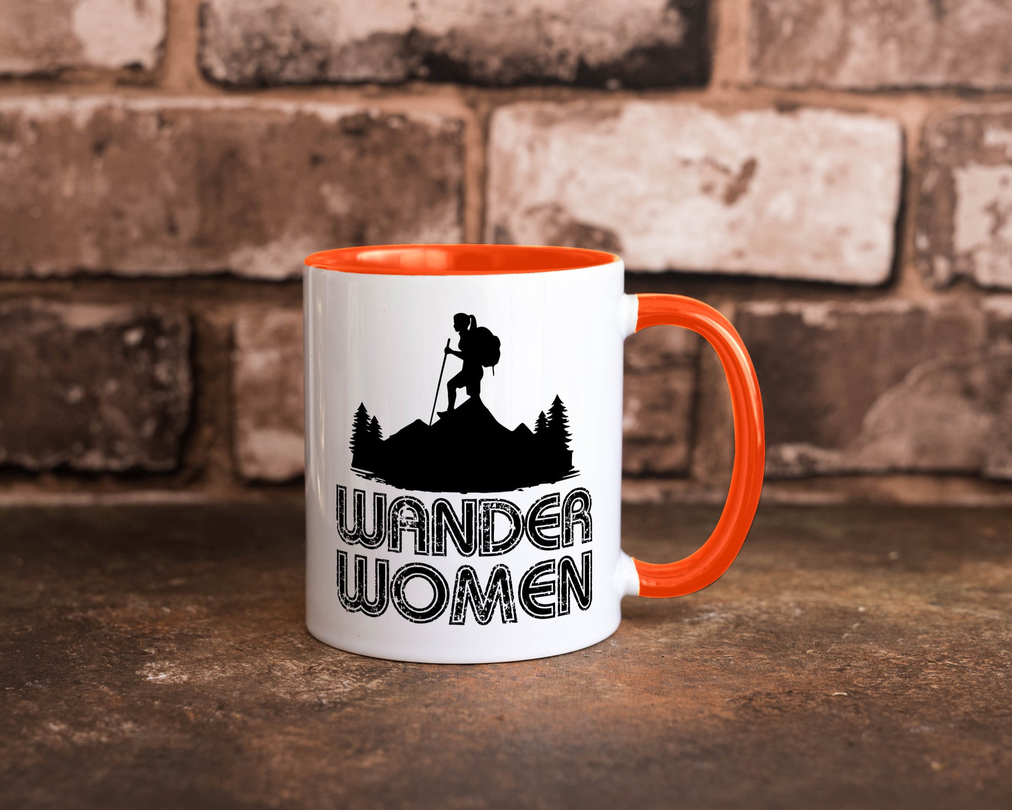 Wander Woman | Wandern Berge Geschenk Familie Geschenkidee lustiger Spruch Tasse