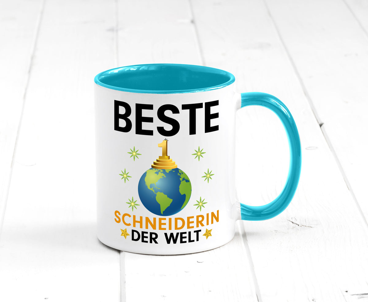 Welt Beste Schneiderin | Beruf Schneiderei lustiger Spruch Geschenk Arbeit Tasse