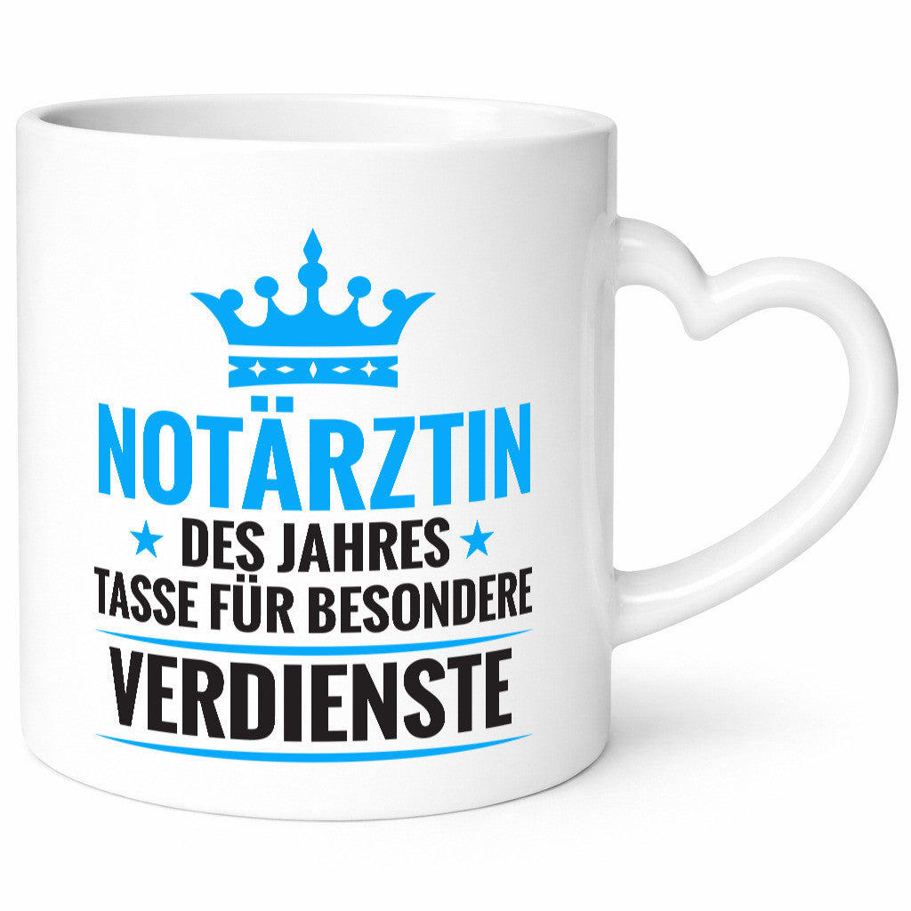 Besonderer Verdienst: Notärztin | Ärztin lustiger Spruch Geschenk Humor