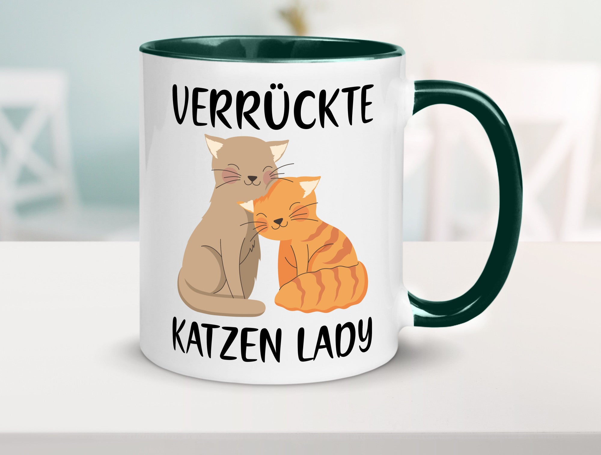 Verrückte Katzen Lady | Ich liebe Katzenliebhaber Geschenk Tierliebhaber Humor