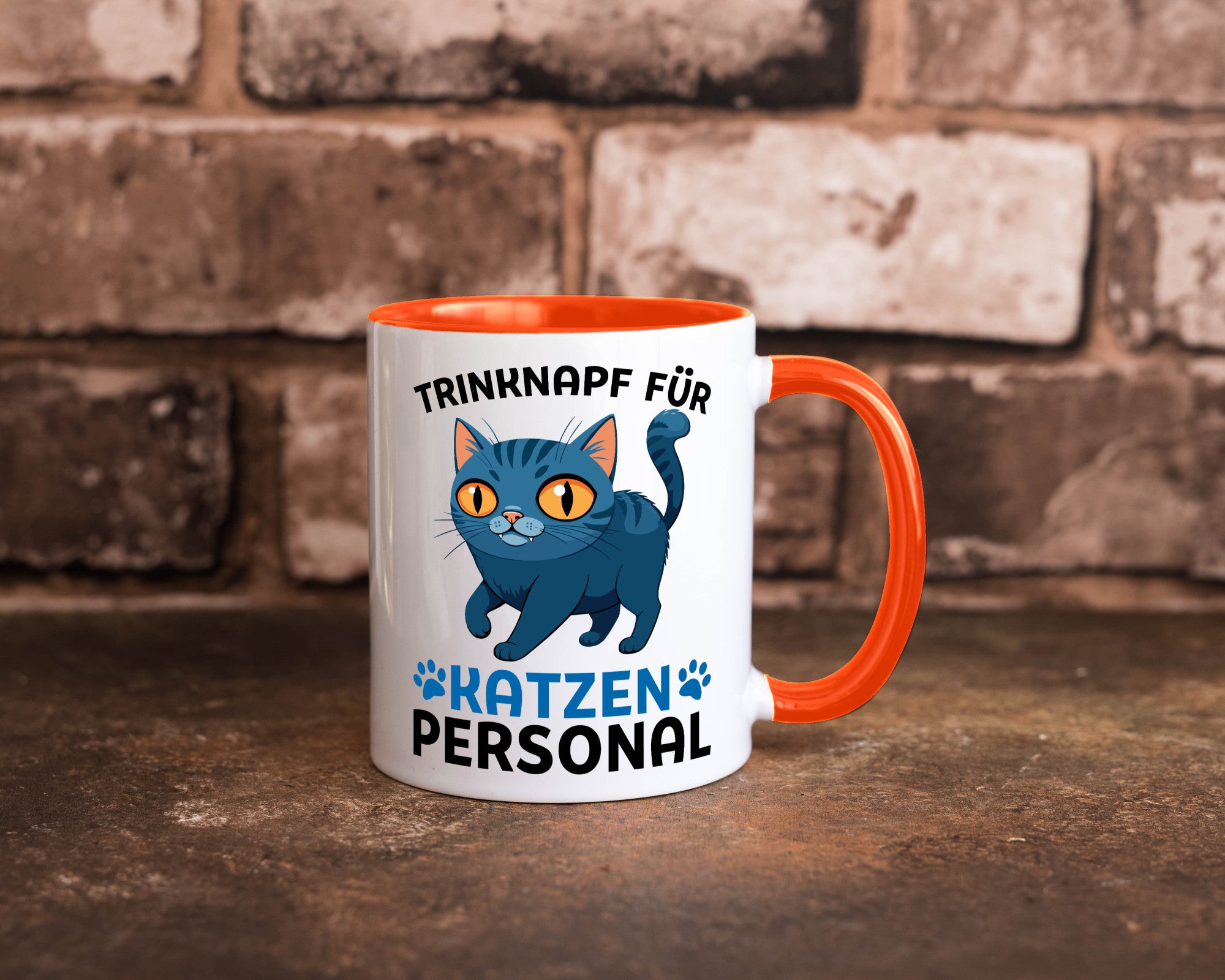 Katzen Personal | Katzenbesitzer Tasse Katze Humor vl2 Tierliebhaber