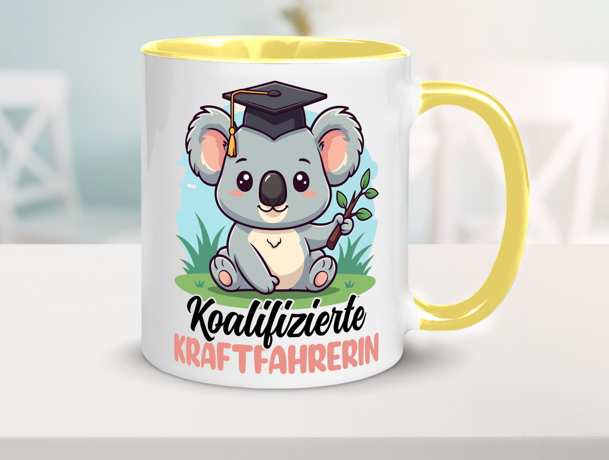 Koalifizierte Kraftfahrerin | Lastwagen LKW Humor Geschenkidee Tasse