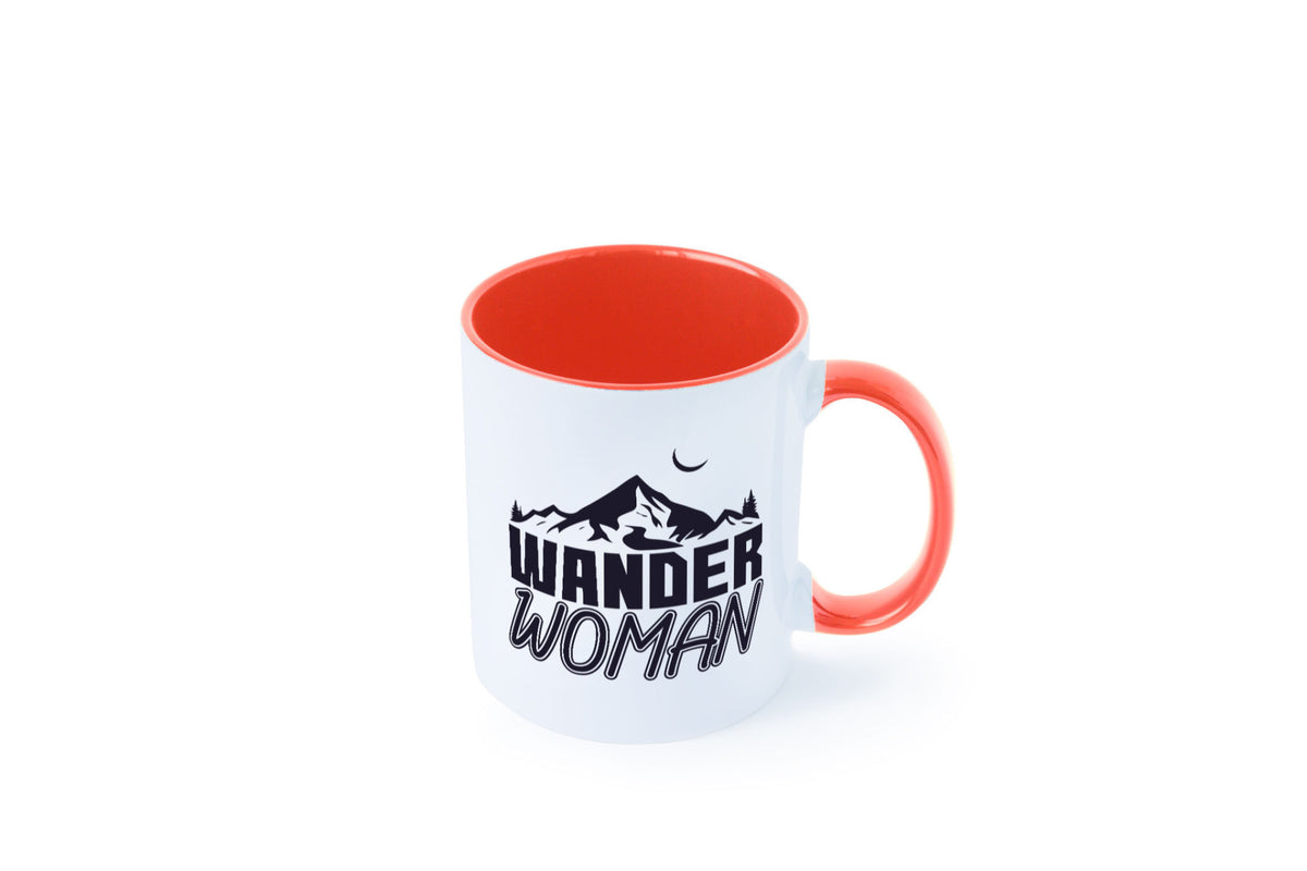 Wander Woman | Frauen Tasse Wanderer Bergsteigen lustig Familie Geschenkidee