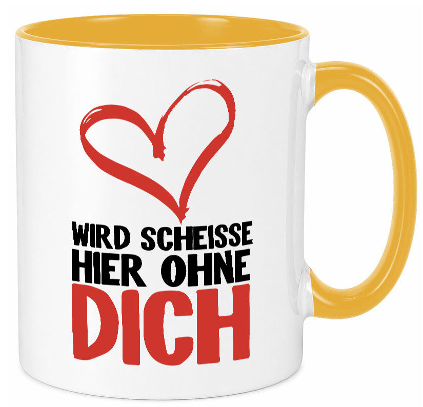 Wird Scheisse Geschenk Humor Geschenkidee lustiger Spruch Tasse