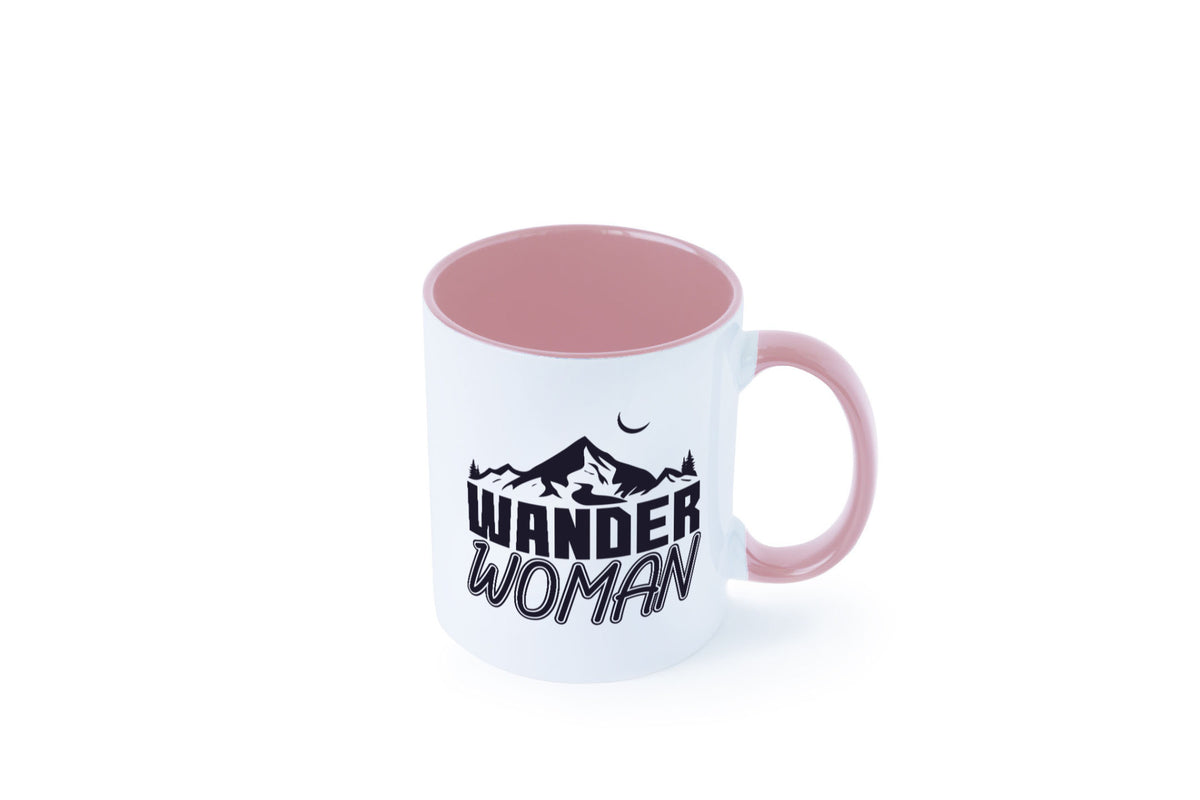 Wander Woman | Frauen Tasse Wanderer Bergsteigen lustig Familie Geschenkidee