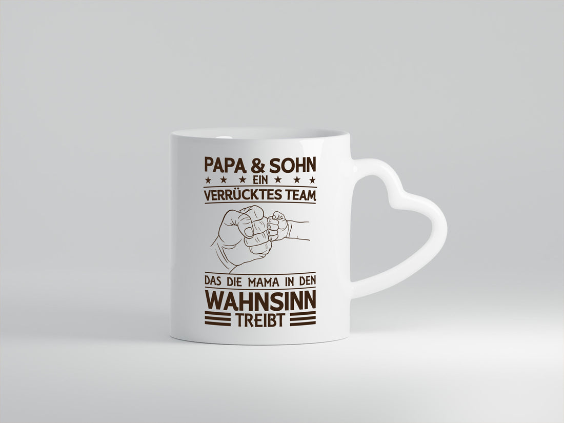 Papa und Sohn treiben Mama in den Wahnsinn | Fäuste Geschenkidee Familie Humor