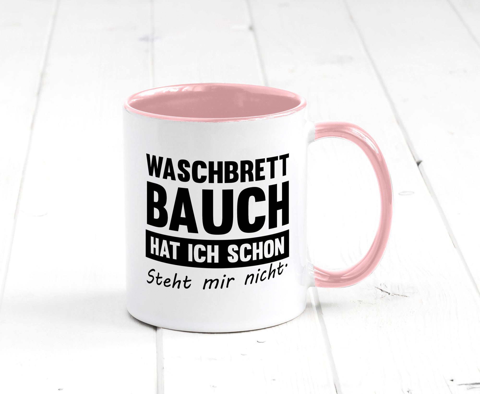 Waschbrettbauch steht mir nicht | Sixpack Gym lustiger Spruch Geschenk Humor