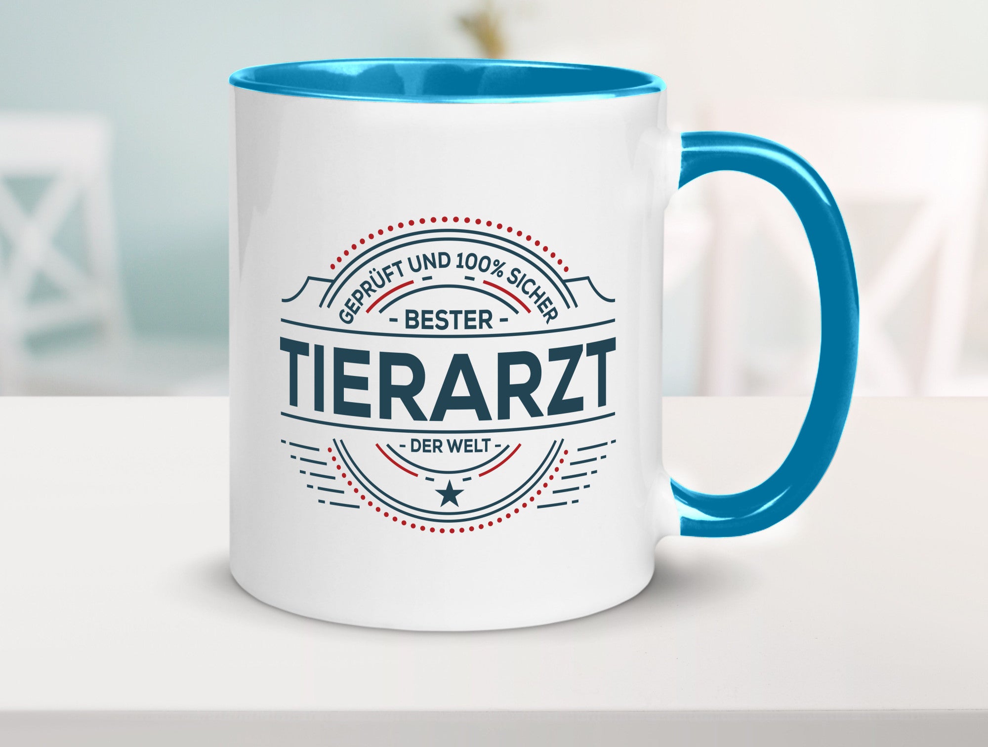 Geprüft und sicher: Tierarzt | Tiermedizin Mediziner Humor Tierliebhaber