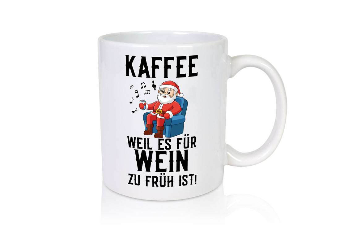 Kaffee | Wein Weihnachten Weihnachtsmann Santa Claus Geschenk Humor