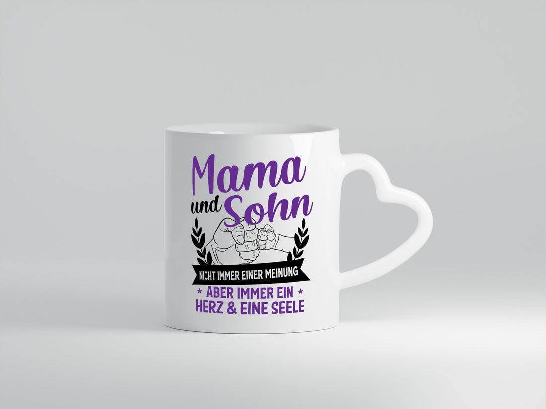 Mama und Sohn, Herz & eine Seele | Fäuste Urkunde lustig Familie Geschenkidee