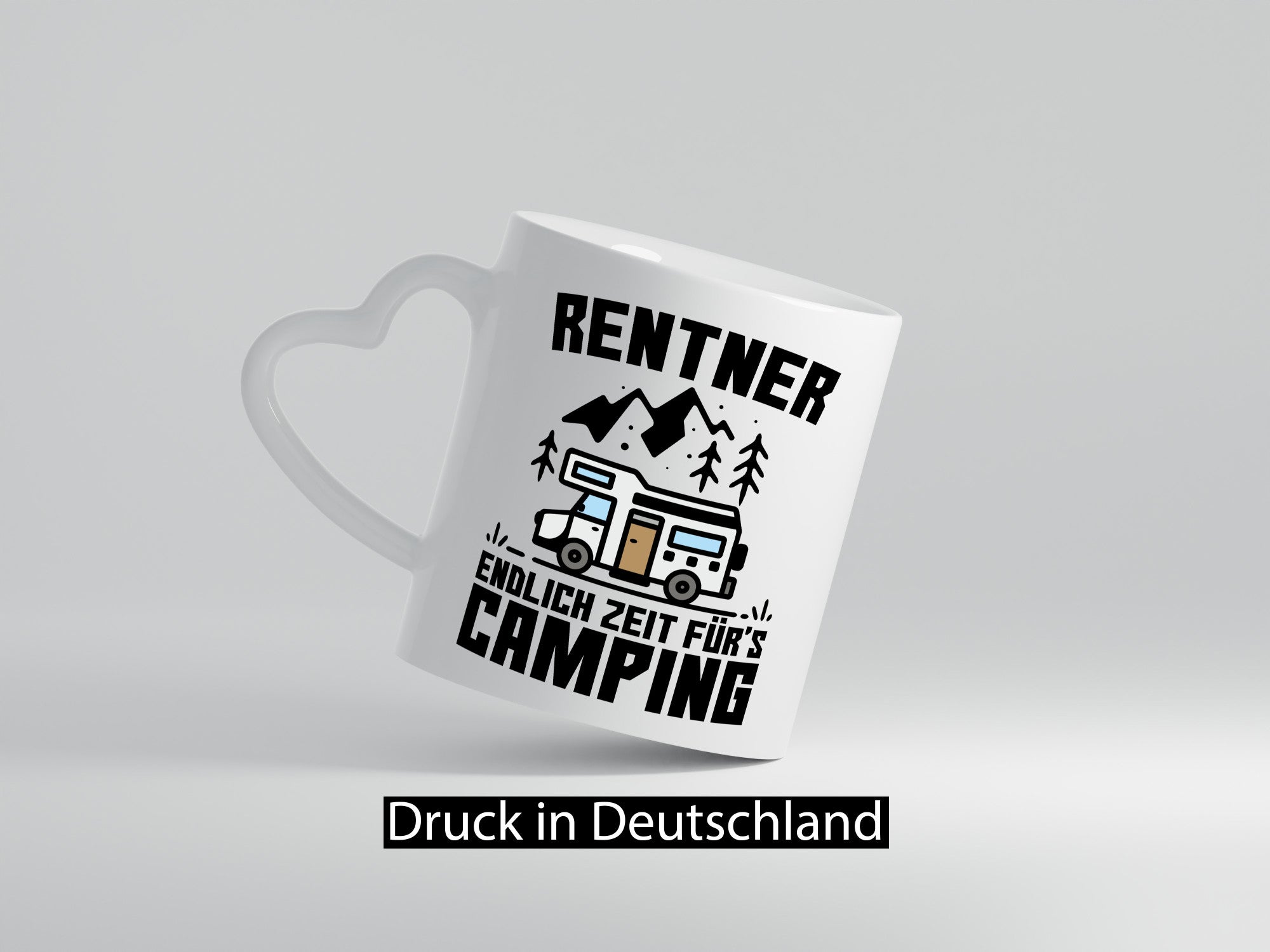 Endlich Zeit für´s campen | Rentner Ruhestand Humor Jubiläum Geschenkidee Tasse